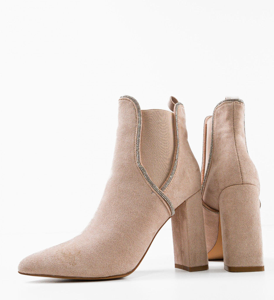 Botine Mckay Nude - Eleganță și Confort - imagine 7