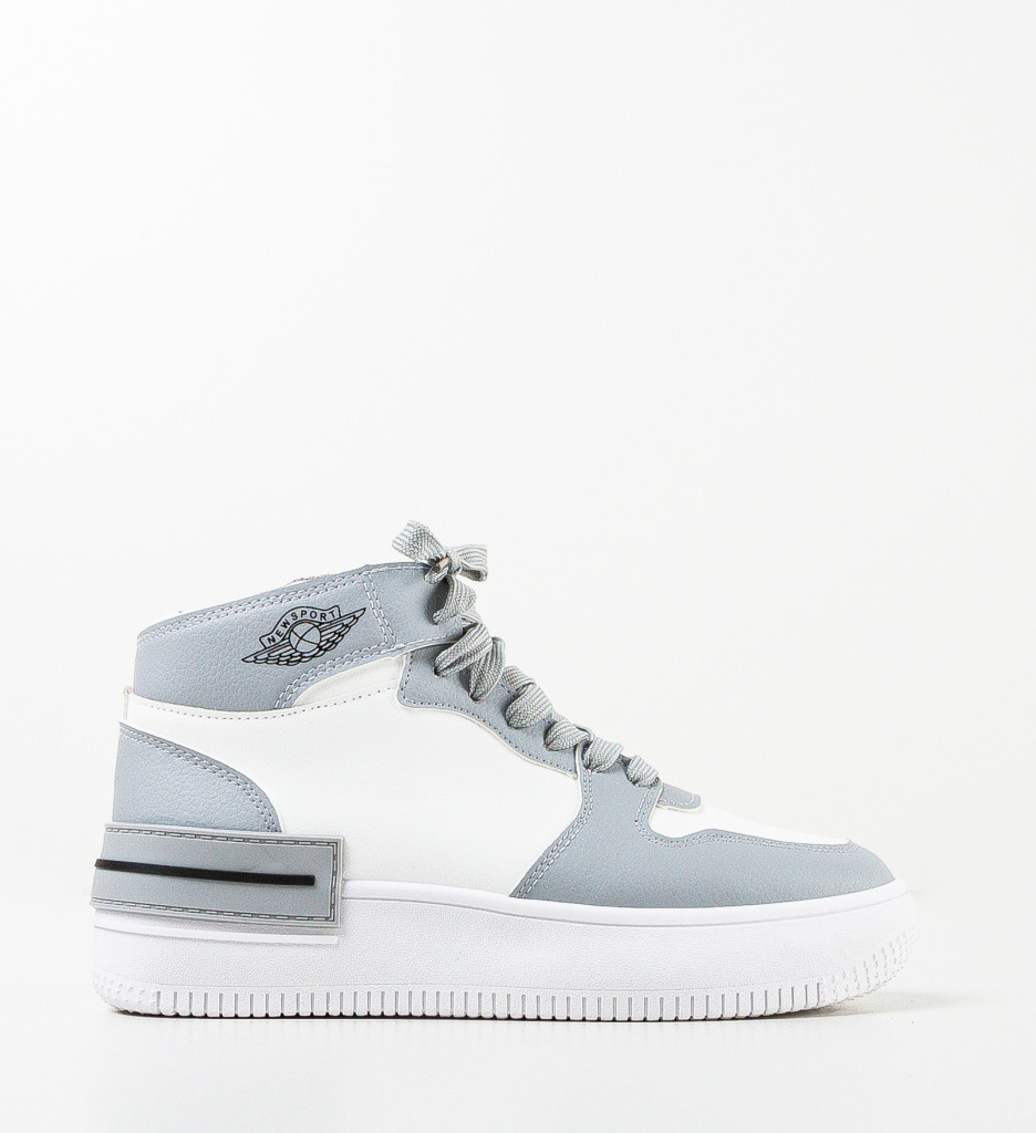 Sneakers Dama Alissa Gri - Confort și Stil - imagine 5