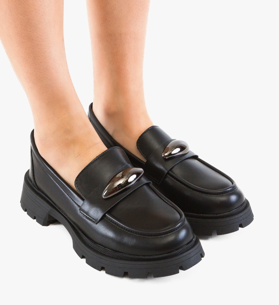 Pantofi Casual Dama Torant Negri | Confort Stilat - imagine 2
