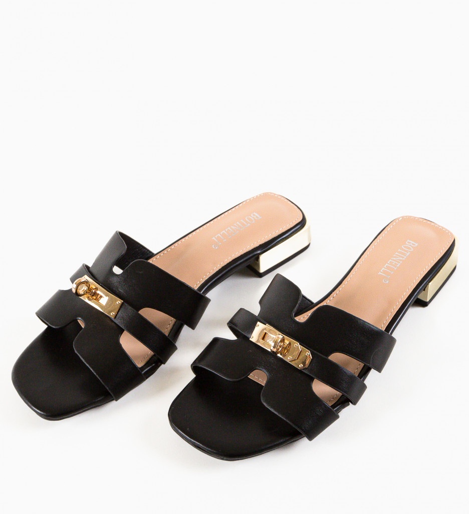 Sandale Dama Dalitso Negri | Confort Zilnic - imagine 6