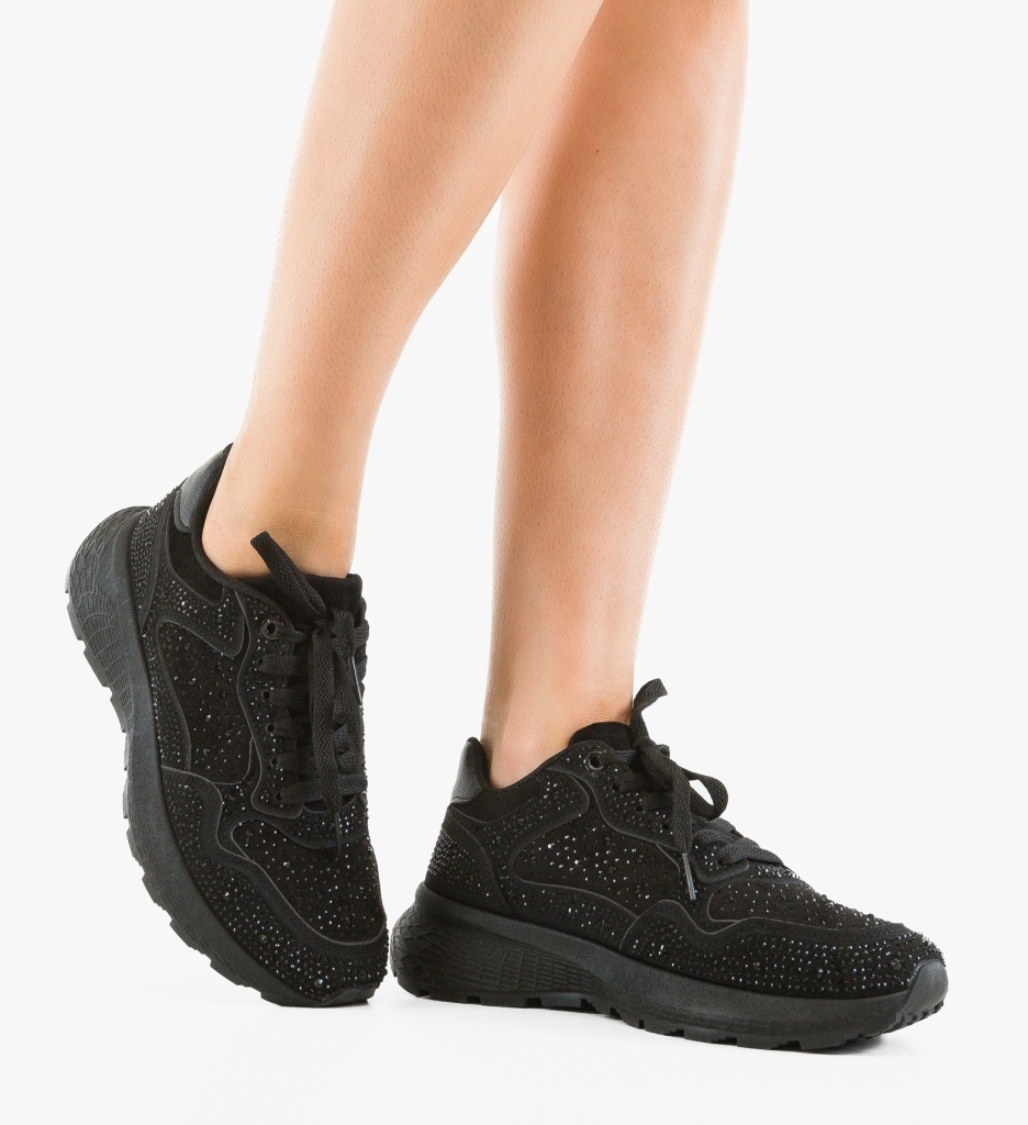 Sneakers Dama Oppy Negri | Confort & Stil Sport - imagine 3