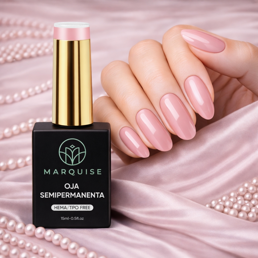 Oja Semipermanenta Picadili HEMA-Free Nude LTS018 - imagine 2