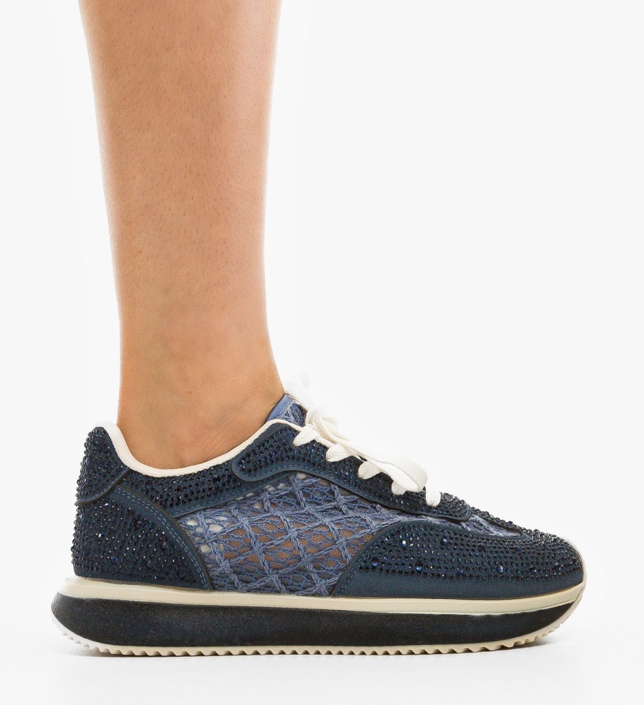 Sneakers Dama Ynny Albastri Confort Sport - imagine 6