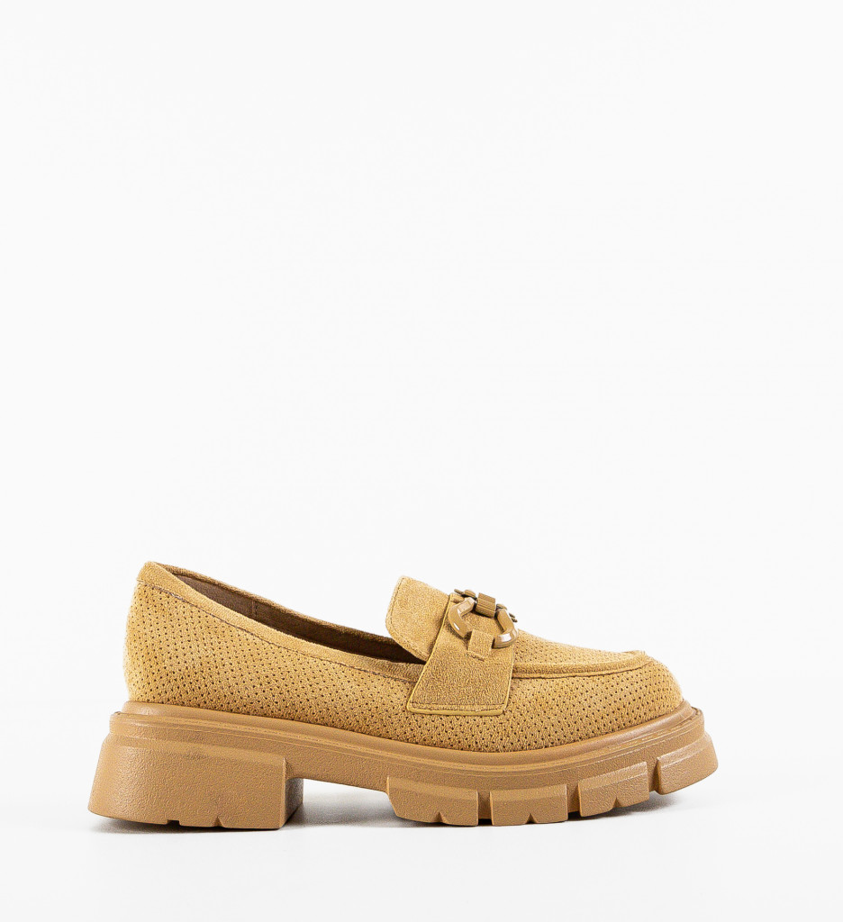 Pantofi Casual Dafa Bej - Confort Stilat - imagine 5
