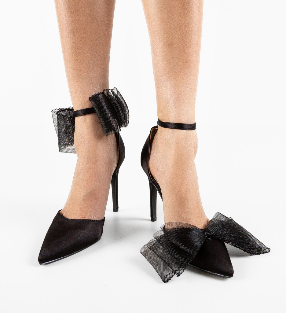 Pantofi Dama Fran Negri | Eleganți cu Toc - imagine 3