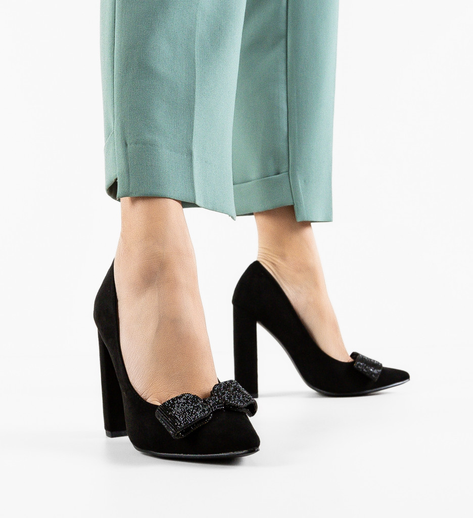 Pantofi Dama Lucky Negri - Eleganță și Stil - imagine 3