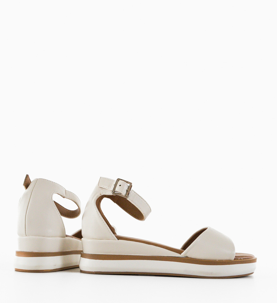 Platforme Dama Albe Volos | Stil si Confort - imagine 6