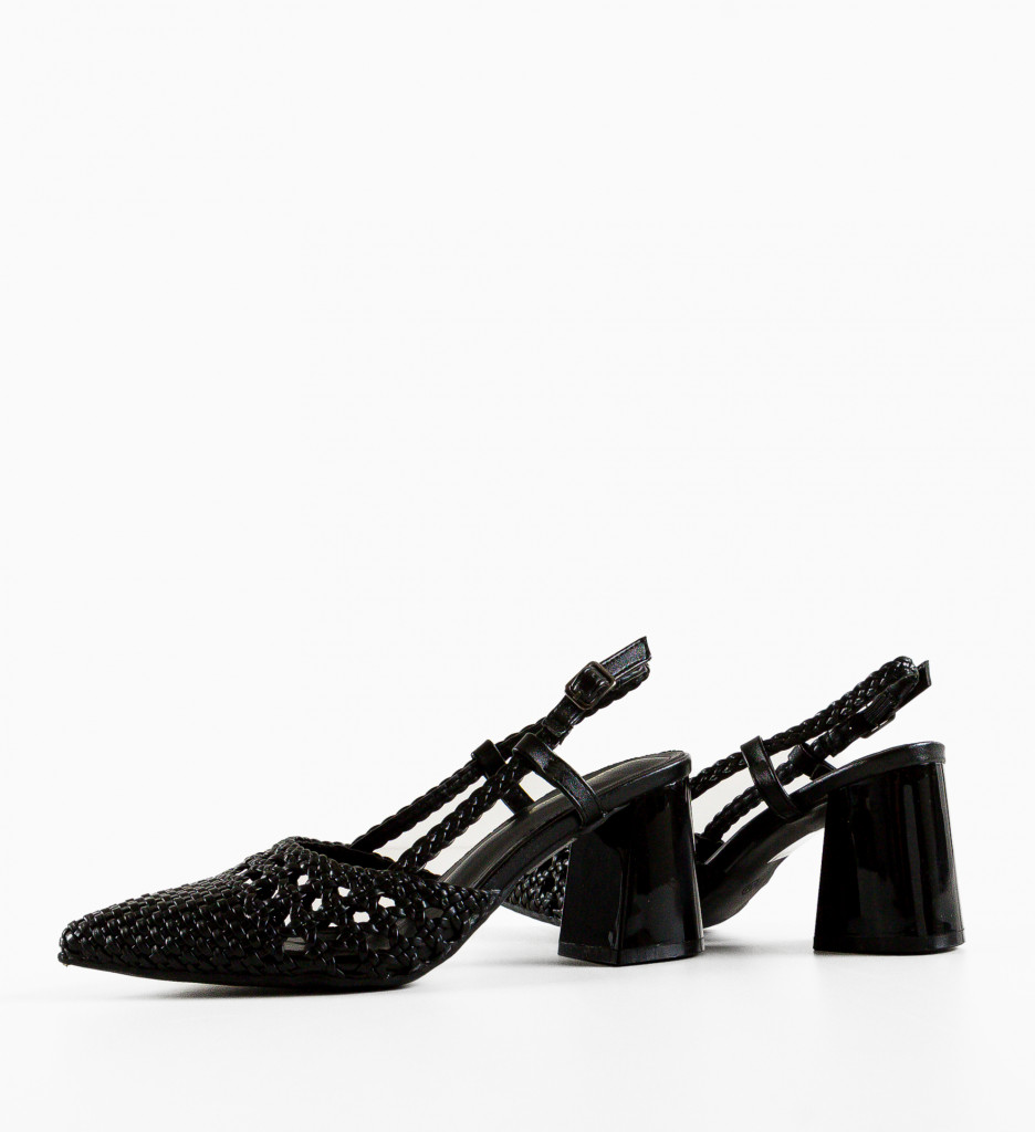 Pantofi Dama Sard Negri | Eleganță și Stil - imagine 7