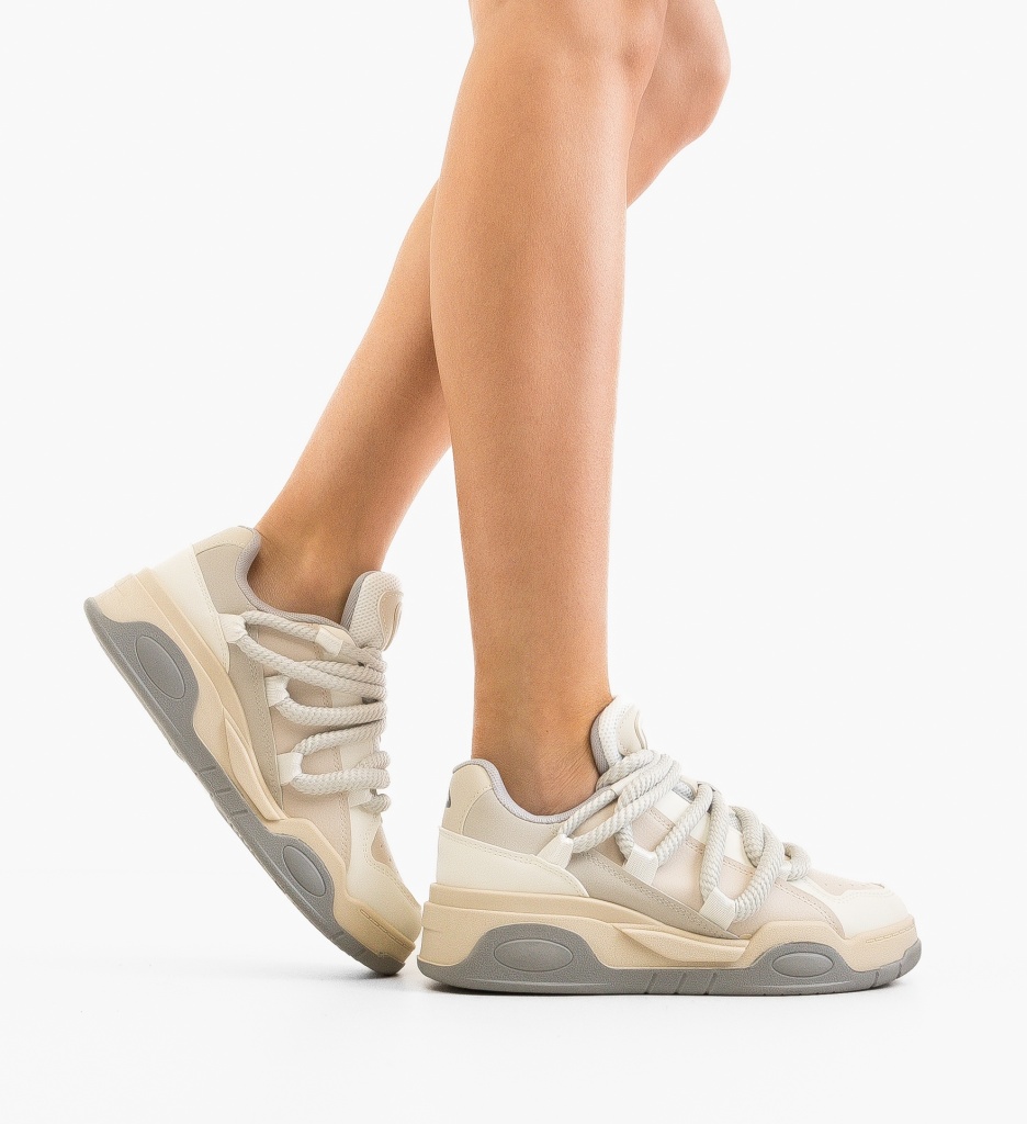 Sneakers Dama Nima Bej | Confort și Stil