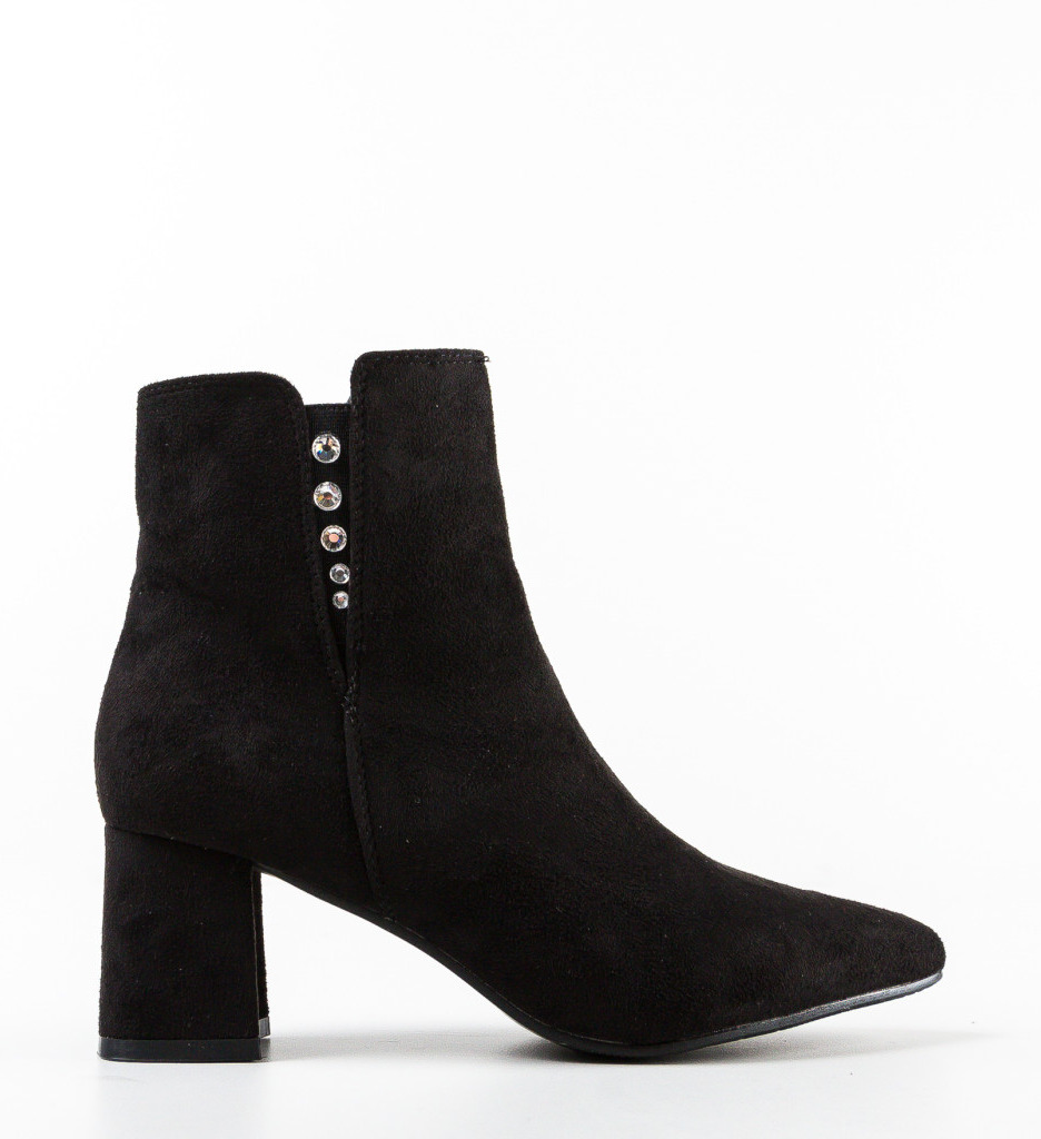 Botine Dama Rezaq Negre | Eleganță și Stil - imagine 7