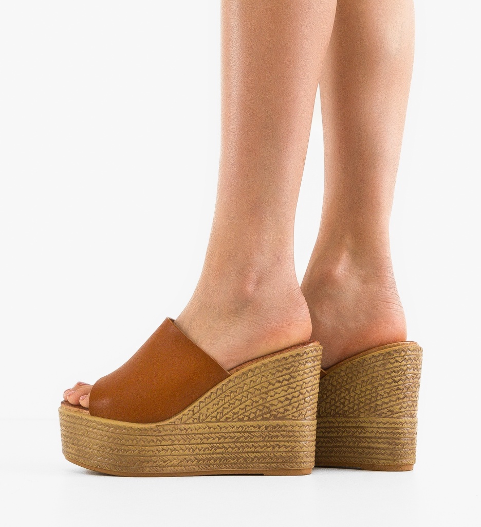 Platforme Dama Lloyd Camel | Eleganță și Confort - imagine 2