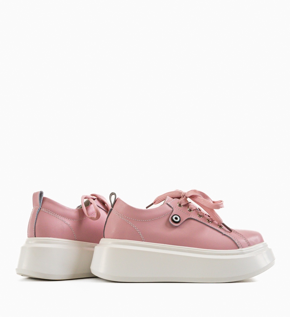 Pantofi Casual Nuandre Roz - Confort și Stil - imagine 5