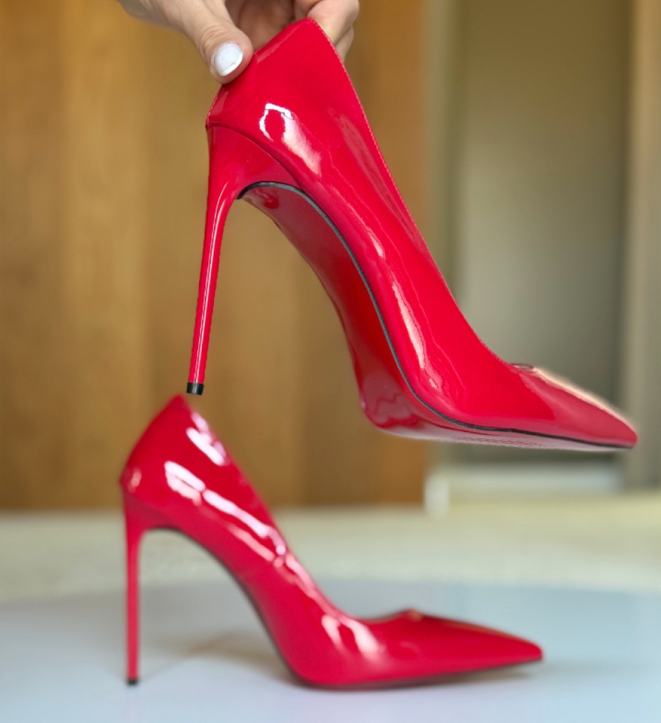 Pantofi Dama Butyn Rosii 2 - Eleganță și Stil - imagine 2