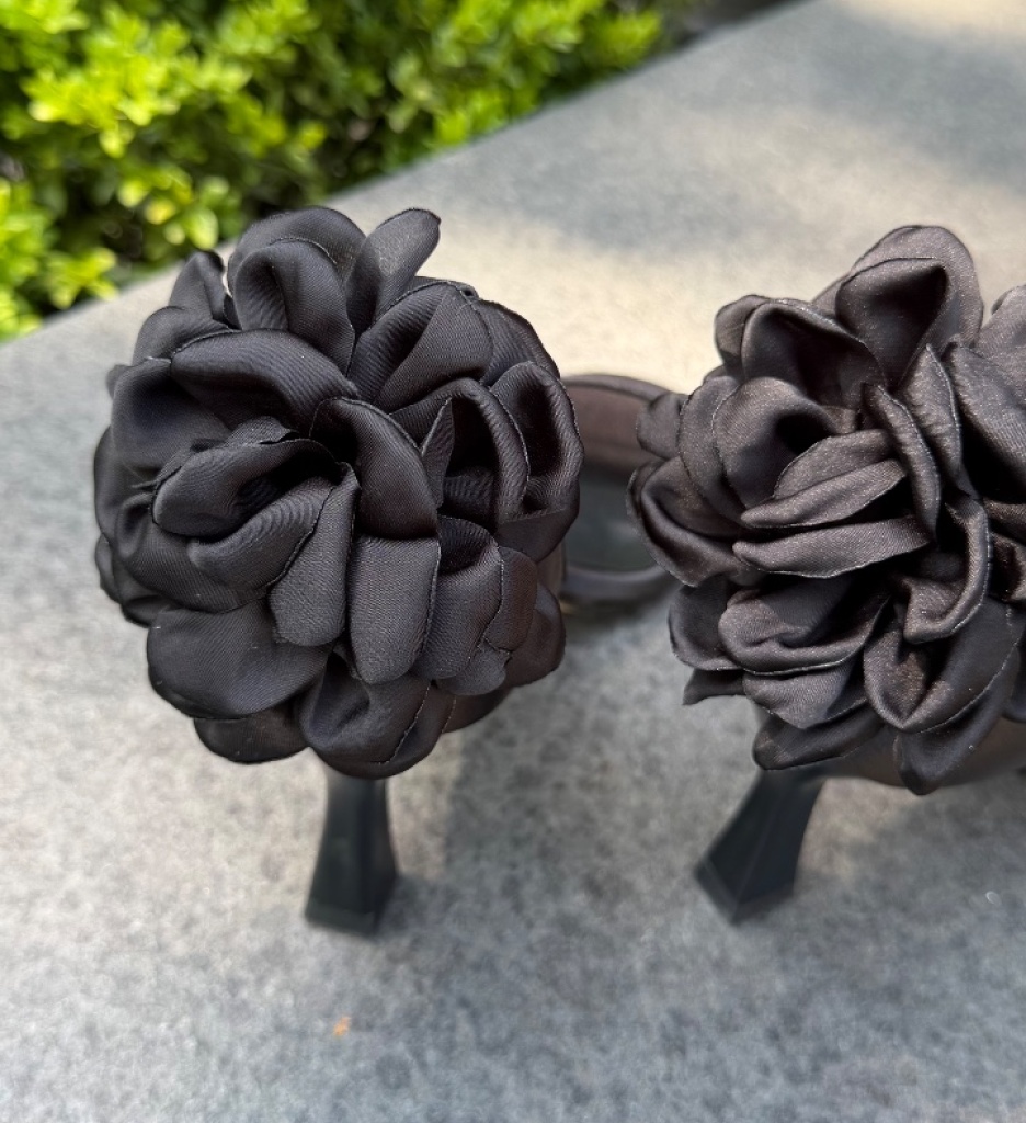 Sandale cu toc Rouzy Negre - Eleganță și Confort - imagine 2