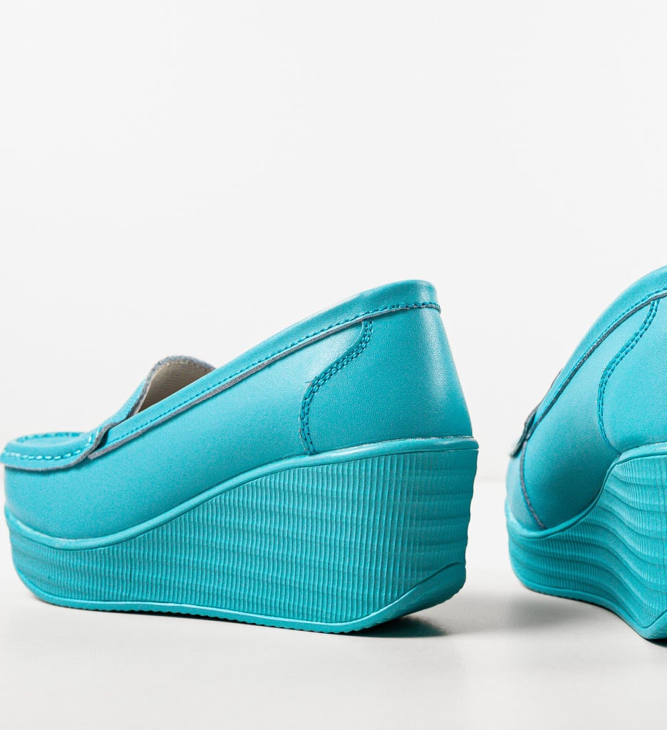 Pantofi Casual Ely Albastri - Confort și Stil - imagine 6