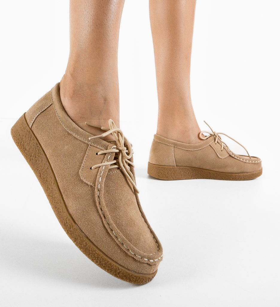 Pantofi Casual Neca Bej - Confort și Stil - imagine 3