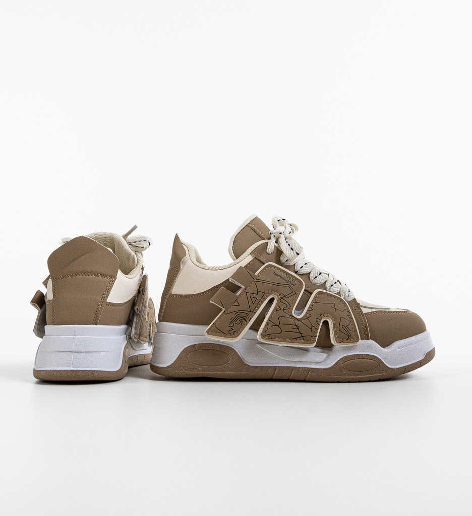 Sneakers Dama Kamal Khaki | Confort si Stil - imagine 5