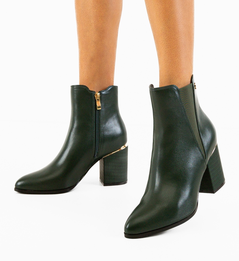 Botine Dama Inimay Verzi - Stil și Confort - imagine 2