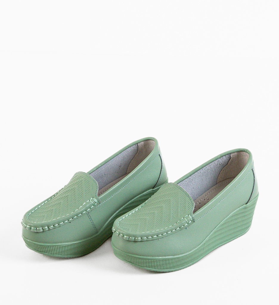 Pantofi Casual Ely Verzi | Stil și Confort Urban - imagine 6