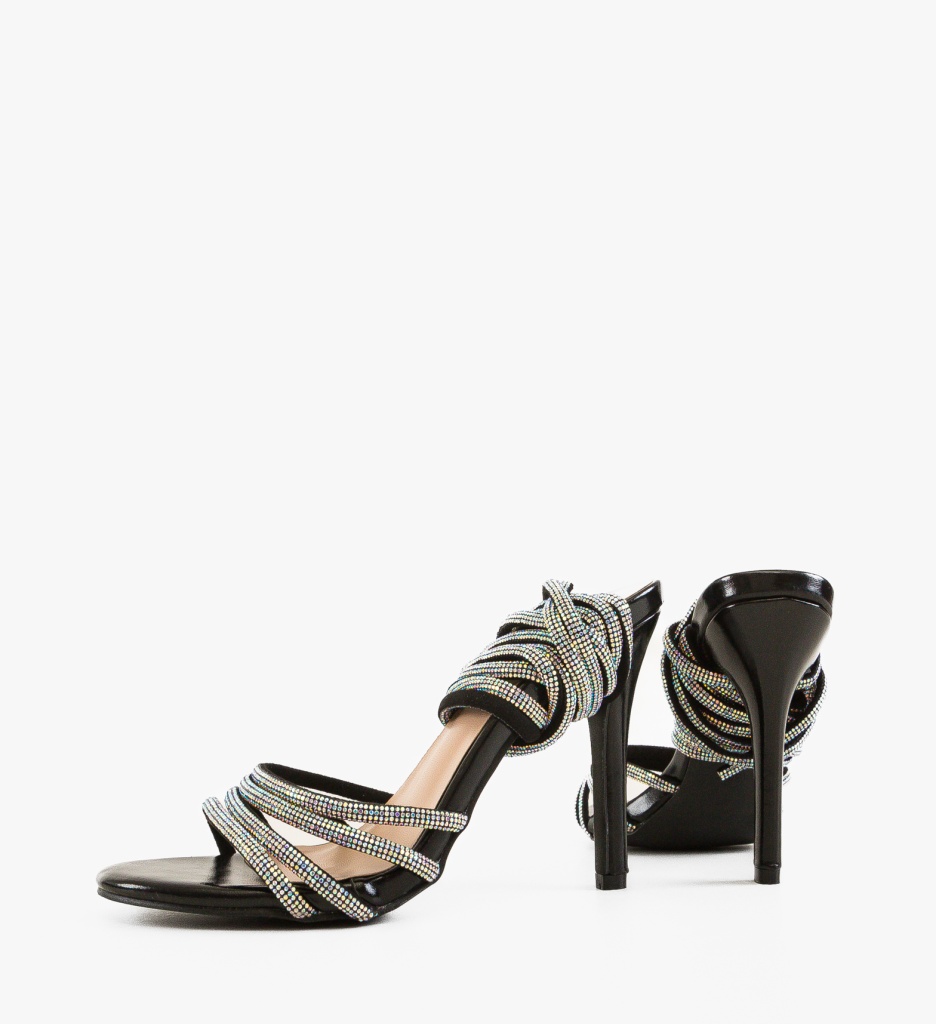 Sandale Toc Flemi Negre - Eleganță și Stil - imagine 5