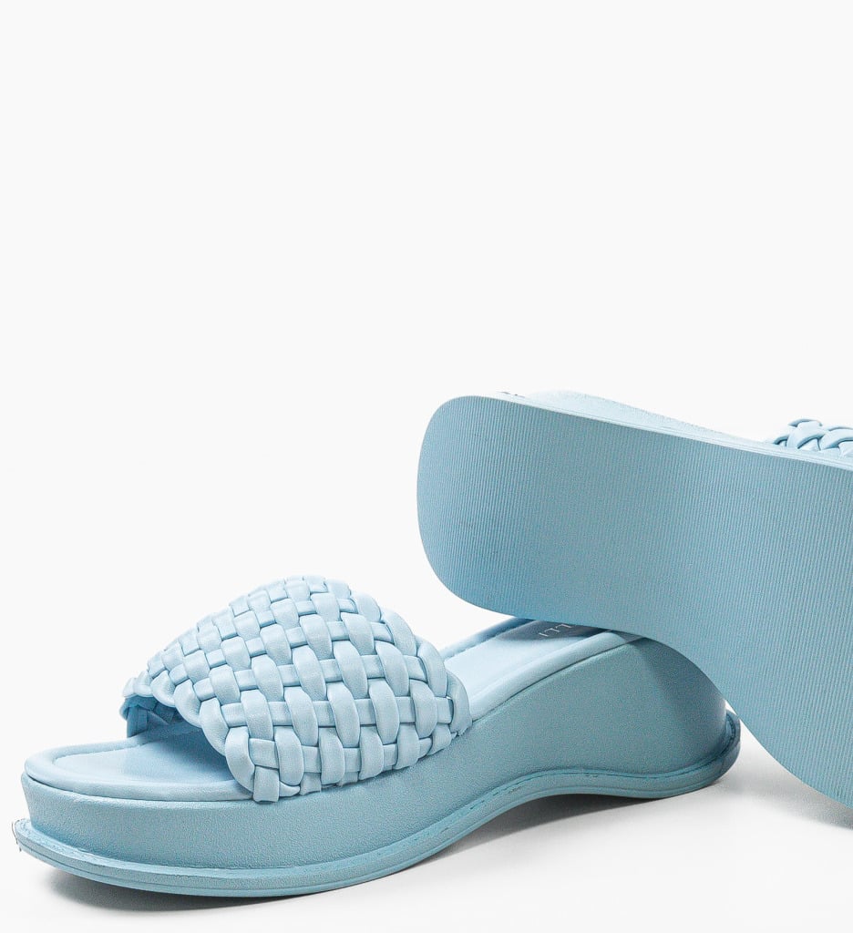 Platforme Dama Albastre Salma | Stil & Confort - imagine 7