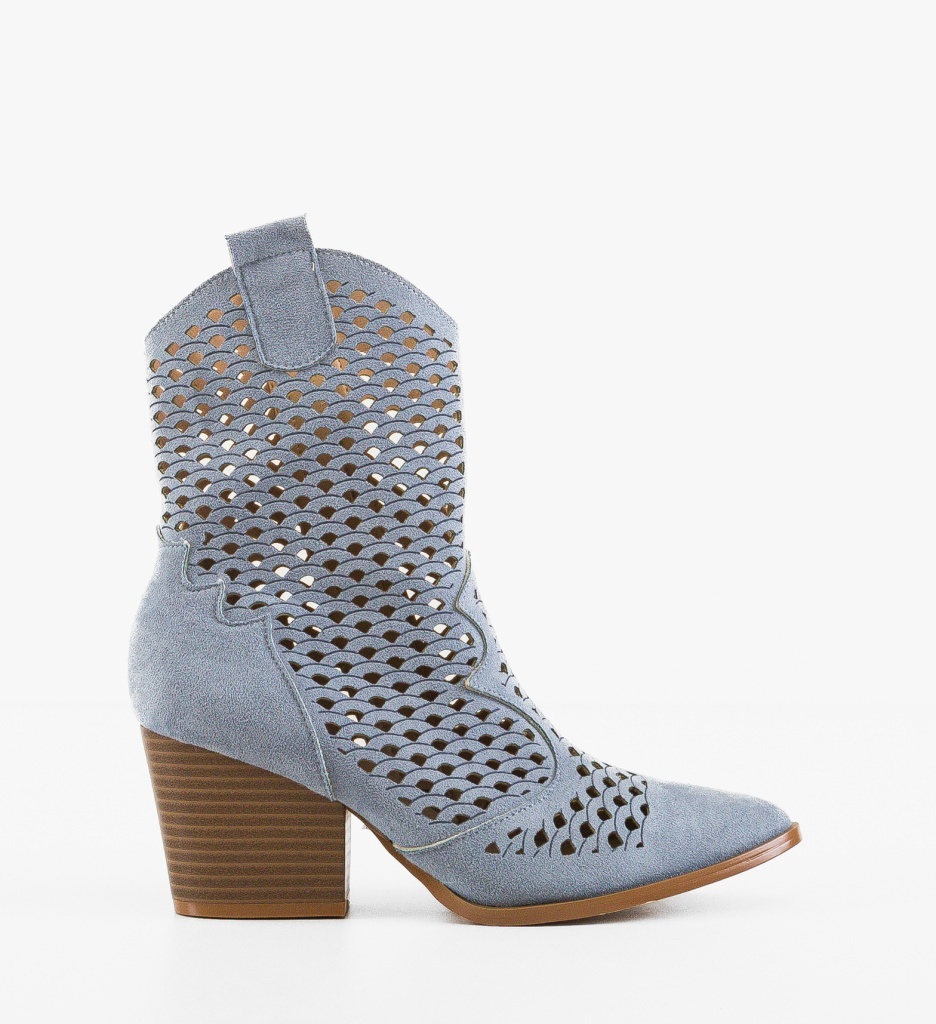 Botine Dama Cameron Albastre | Eleganță și Stil - imagine 6