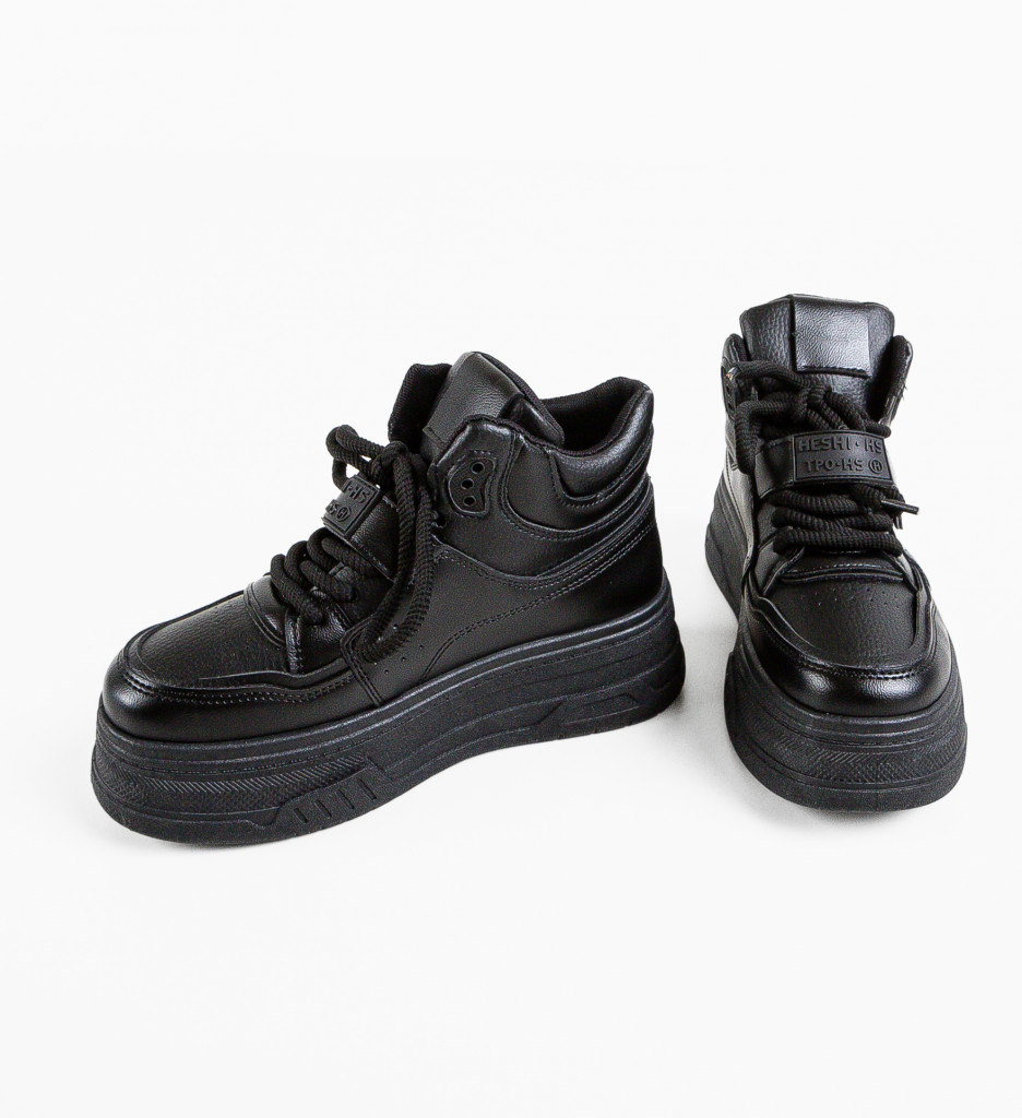 Pantofi Casual Minga Negri | Confort Stilat - imagine 6