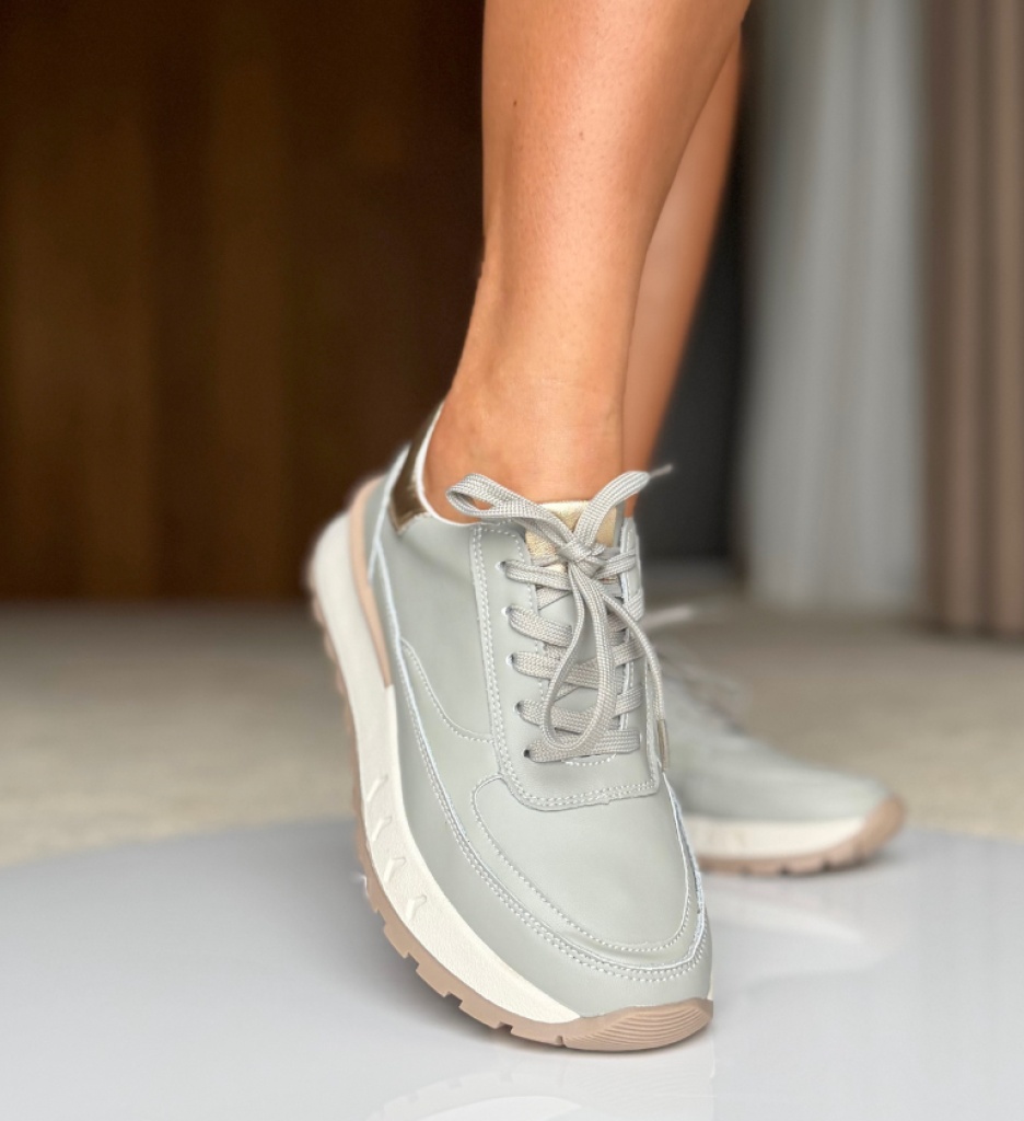 Sneakers Dama Myrya Gri - Confort și Stil - imagine 2