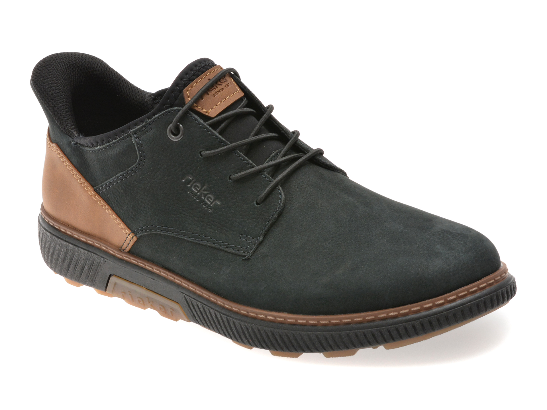 Pantofi Rieker bleumarin din piele - Confort maxim