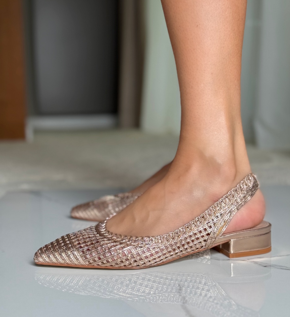 Balerini Dama Frenchie Bronz | Confort și Stil - imagine 4