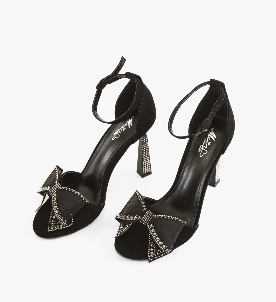 Sandale cu Toc Farme Negre | Eleganță Maximă - imagine 4