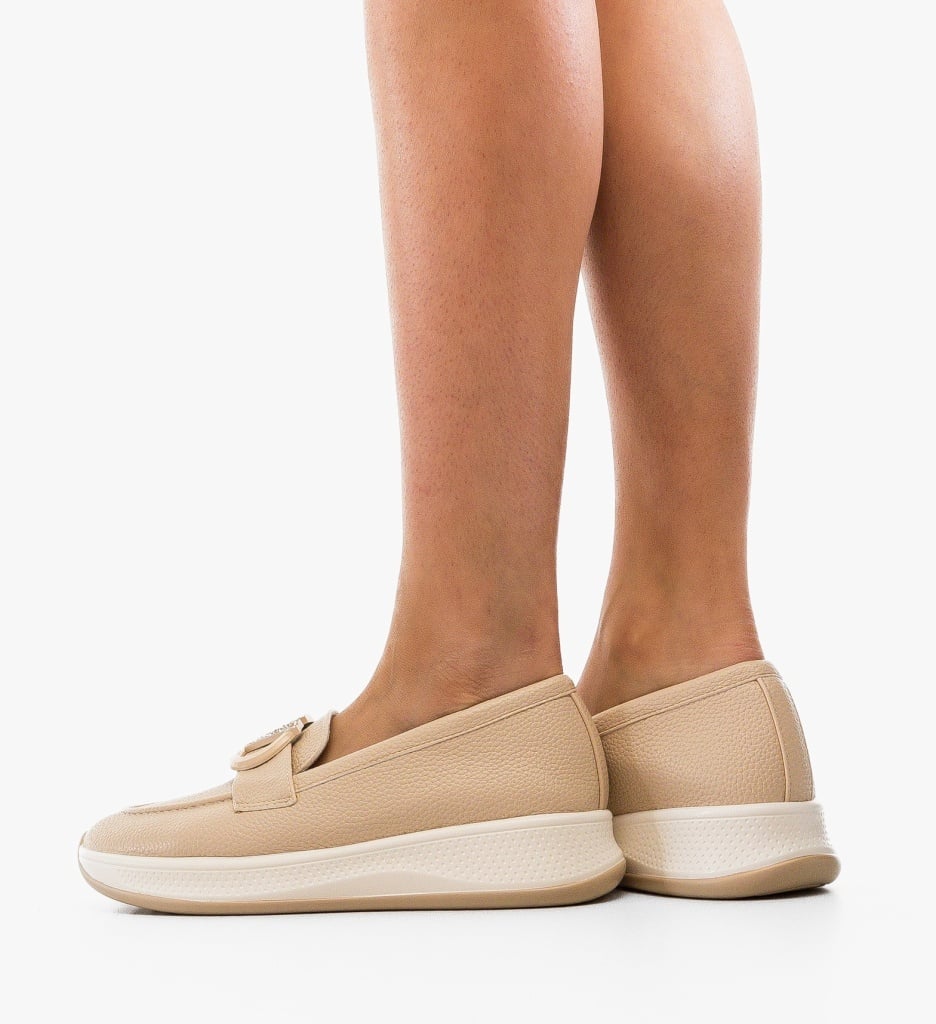 Pantofi Casual Dama Bej Verena - Confort Stilat