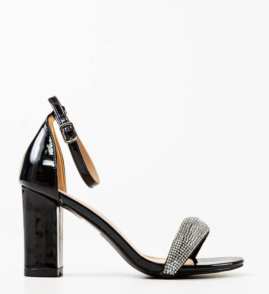 Sandale Toc Takent Negre | Eleganță Asigurată - imagine 5