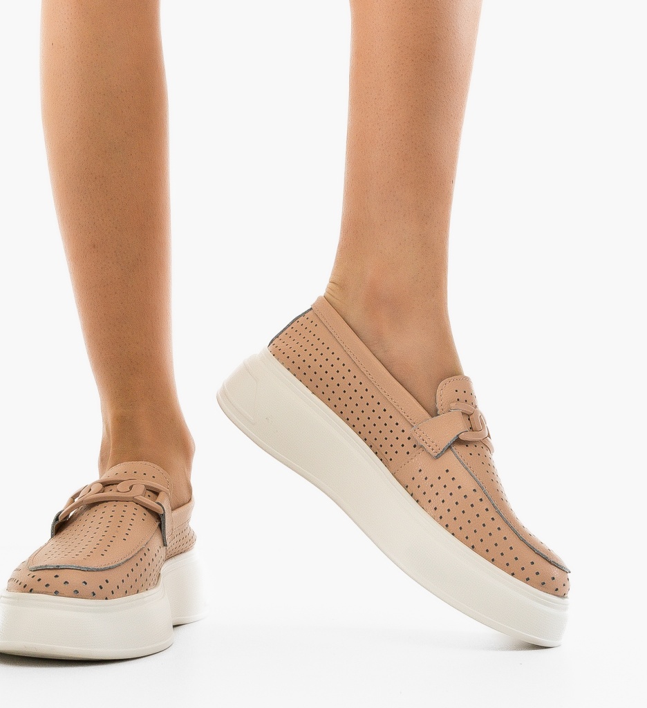 Pantofi Casual Lezter Roz - Confort și Stil - imagine 4