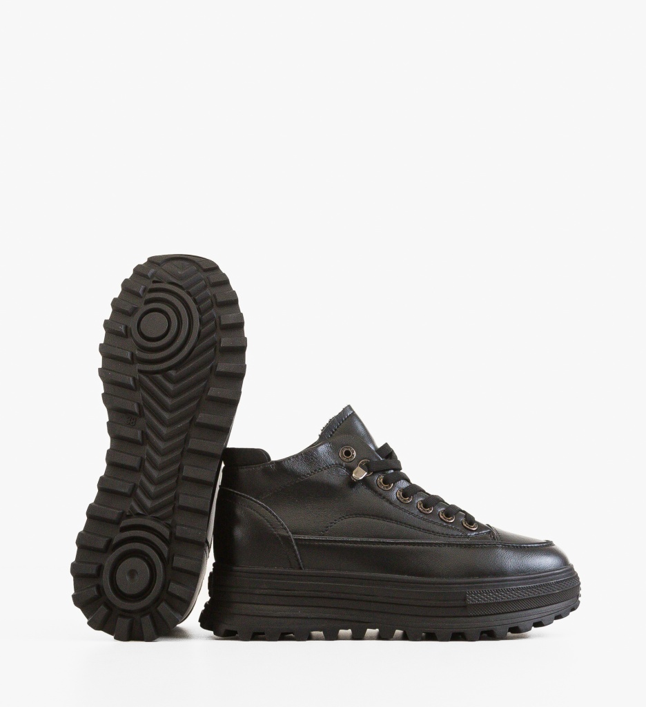 Sneakers Dama Milane Negri | Confort și Stil - imagine 3
