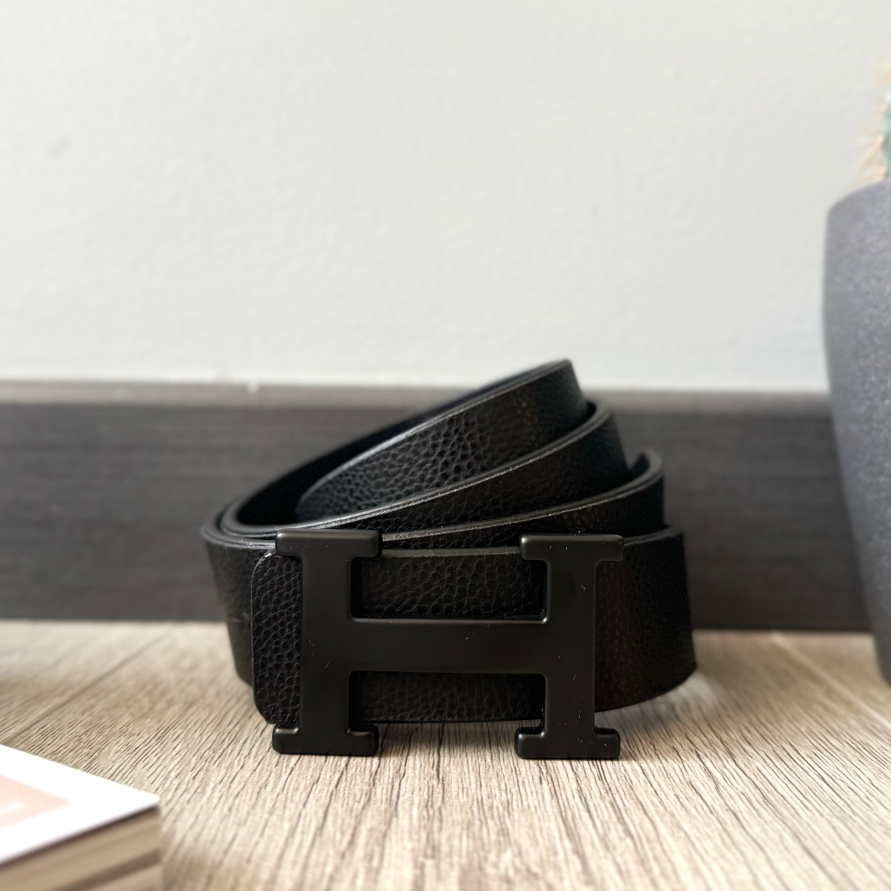 Curea Elegantă Barbati Neagră | Piele Ecologică