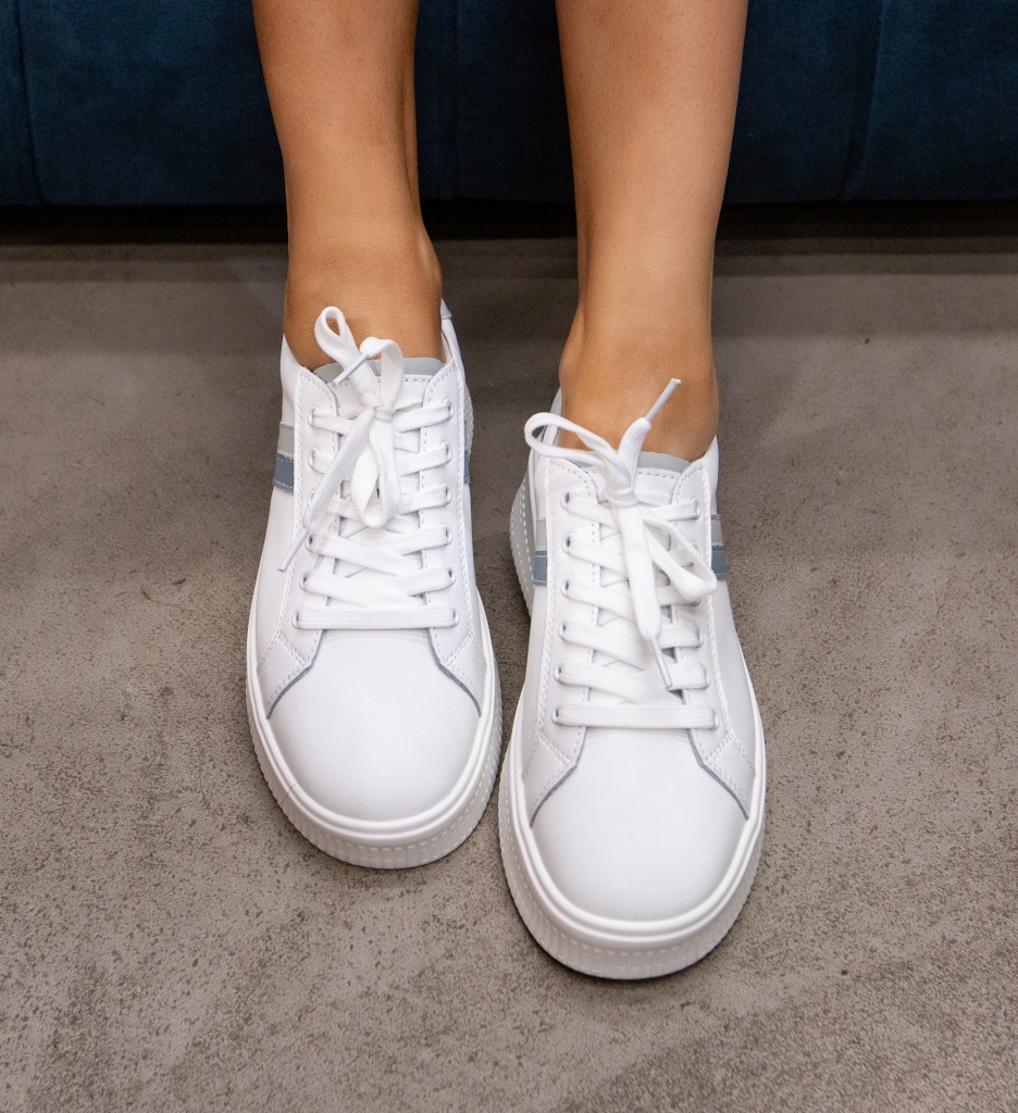 Sneakers Dama Wansa Albi - Confort și Stil - imagine 2
