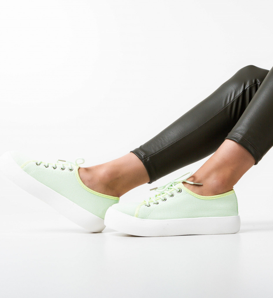 Sneakers Miruna Verzi - Confort și Stil - imagine 2