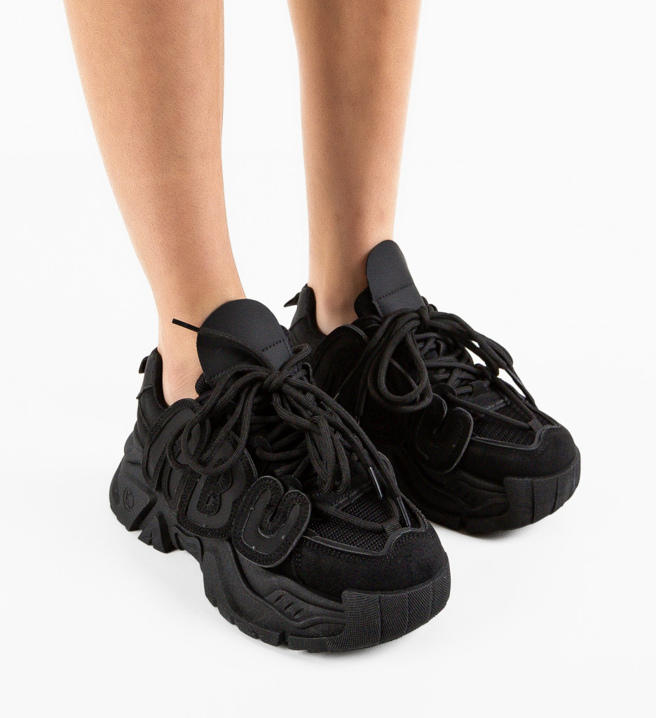 Sneakers dama Abu Negri - Confort și Stil - imagine 6