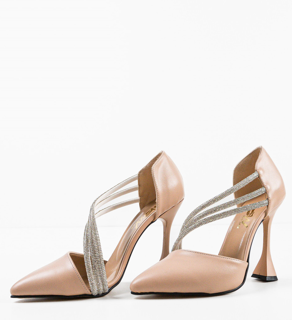 Pantofi Egeptam Nude - Eleganță și Stil - imagine 6