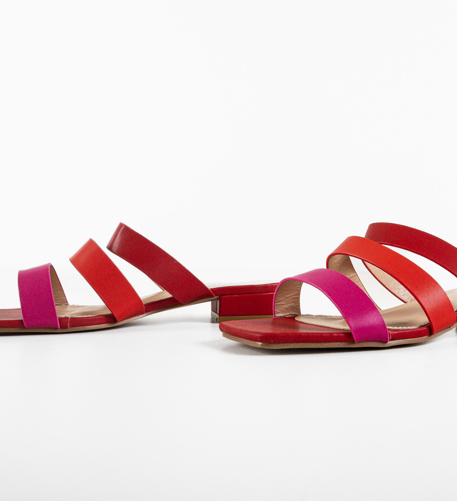 Papuci Dama Thalassa Rosii - Confort Stil - imagine 4
