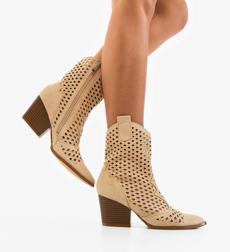 Botine dama Cameron Bej