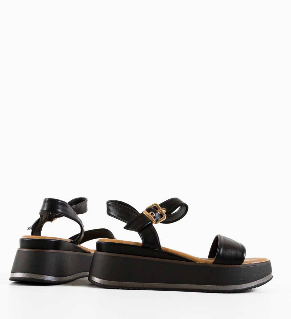 Platforme Cairoma Negre | Stil si Inaltime - imagine 4