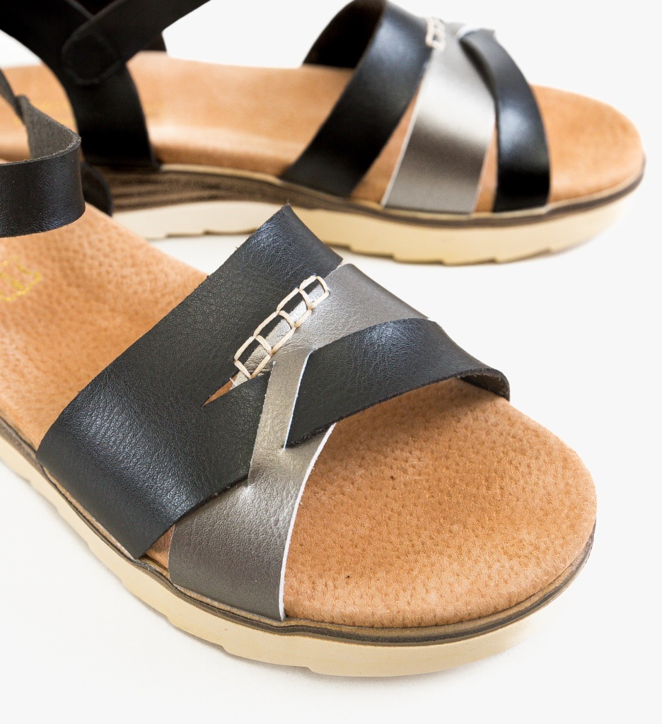 Sandale Dama Lelik Negre Elegante - imagine 4
