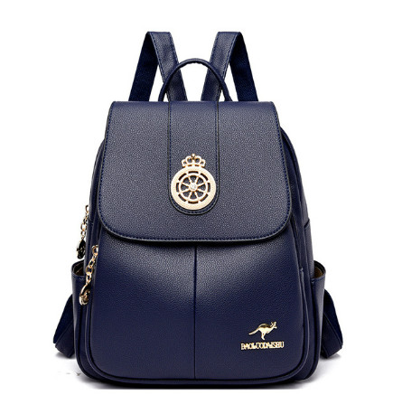 Rucsac Dama Delis Aleah GT2250 Albastru Piele Ecologica