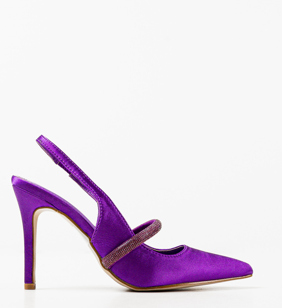 Pantofi Toc Calvin Mov - Eleganță Asigurată - imagine 5