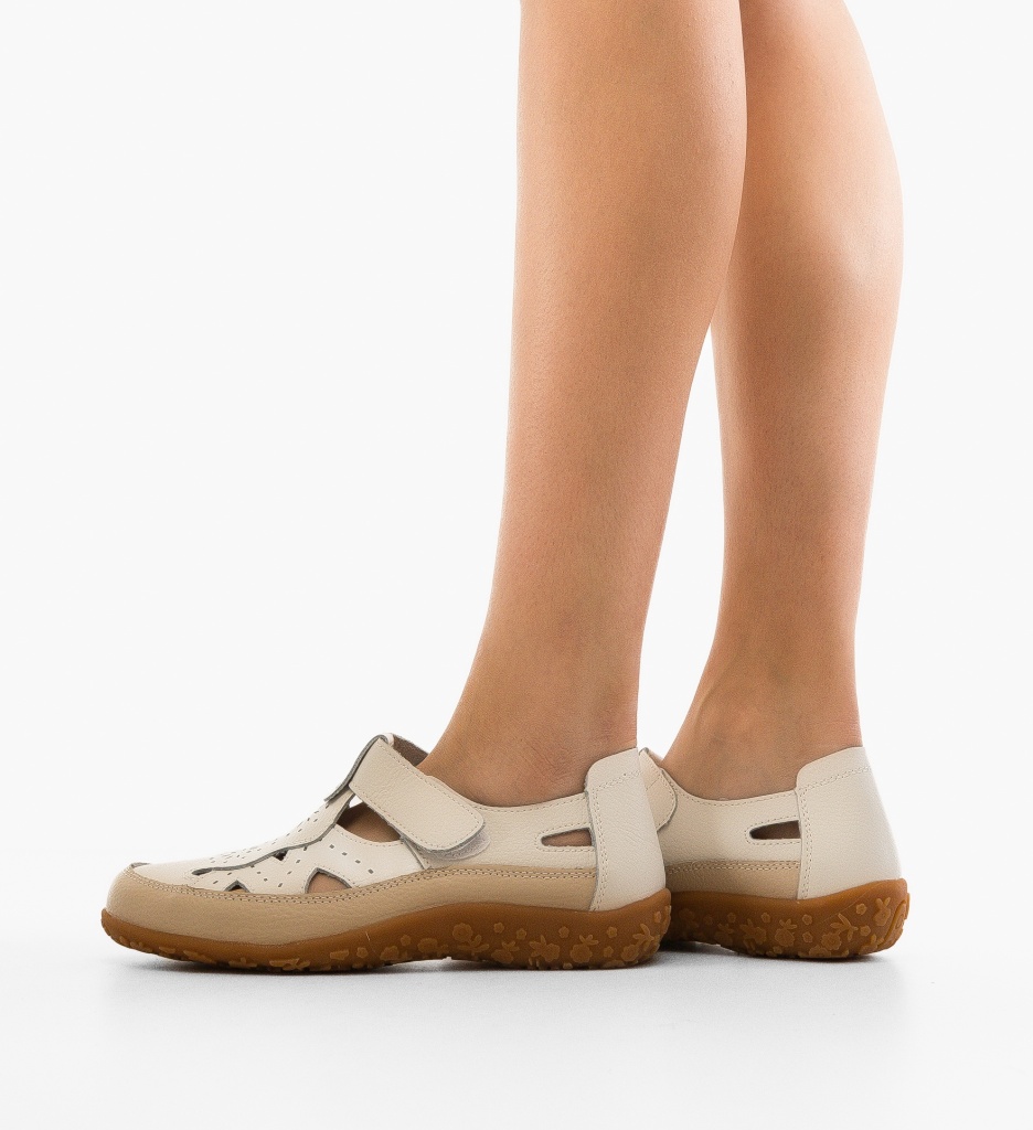 Pantofi Casual Pampy Bej - Confort și Stil Zilnic - imagine 2