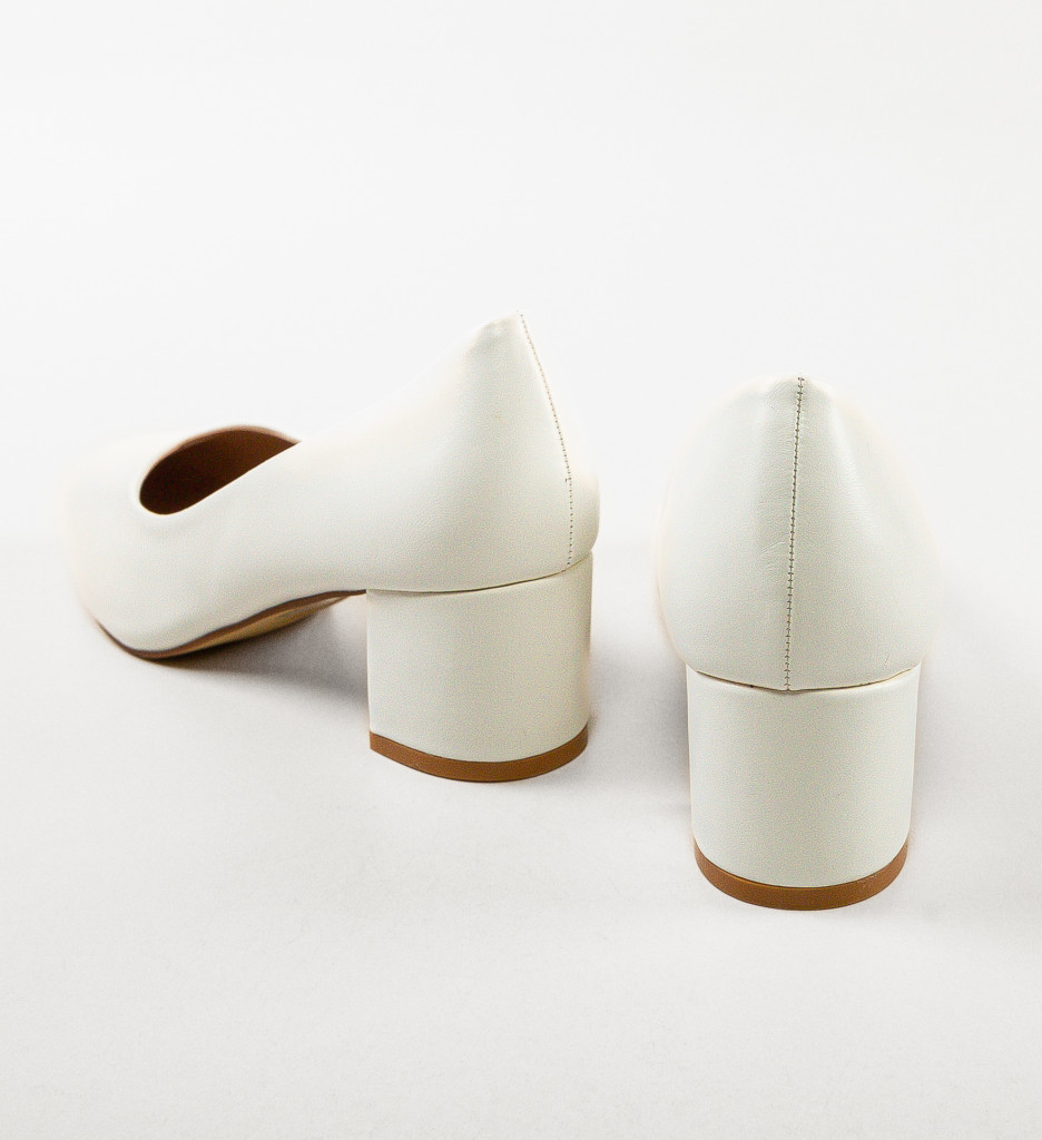 Pantofi Dama Isobe Albi | Eleganță și Stil - imagine 7