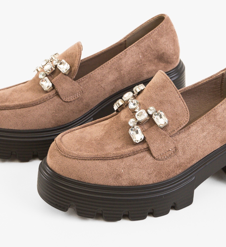 Pantofi Casual Dama Khursh Khaki | Confort si Stil - imagine 6