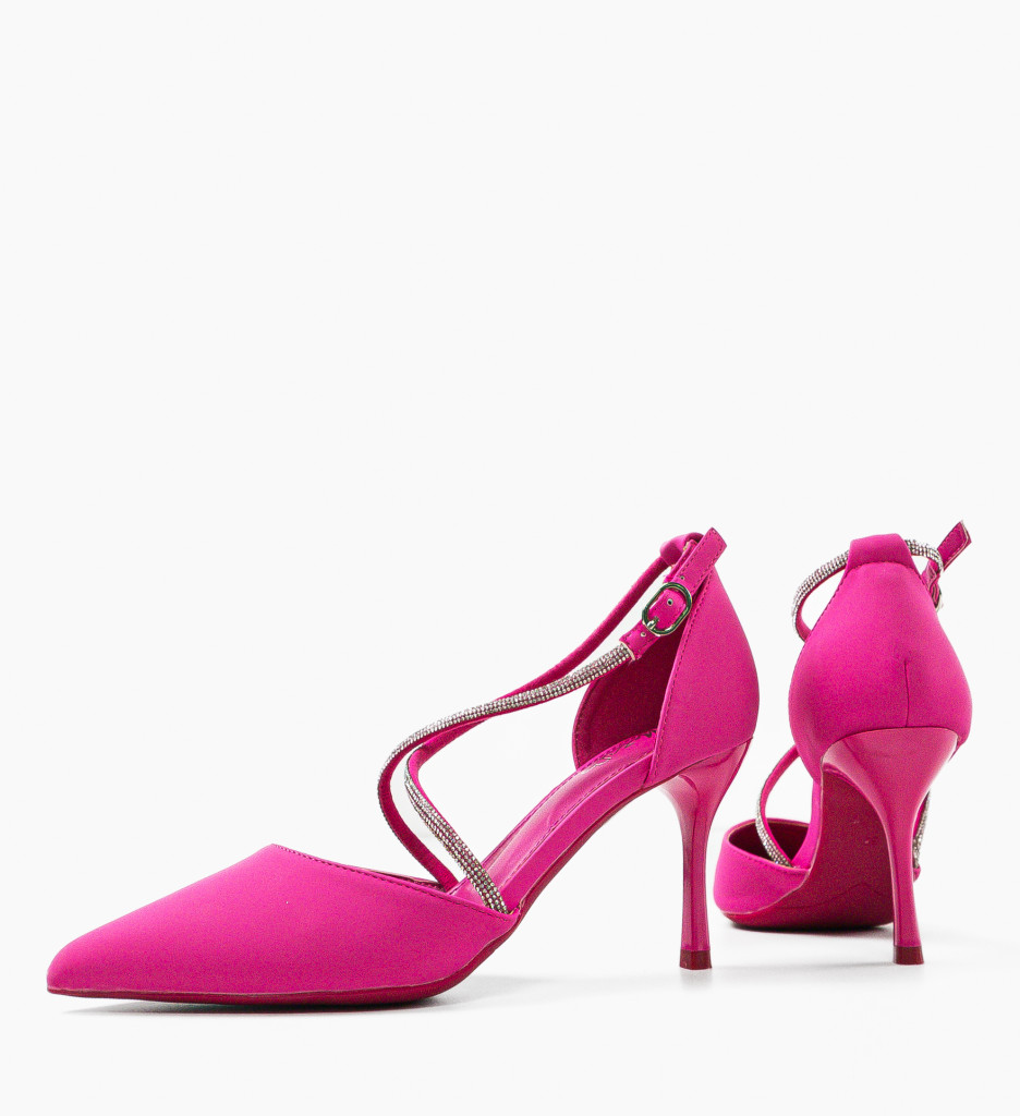 Pantofi Dama Suibne Fuchsia | Toc Elegant și Stil